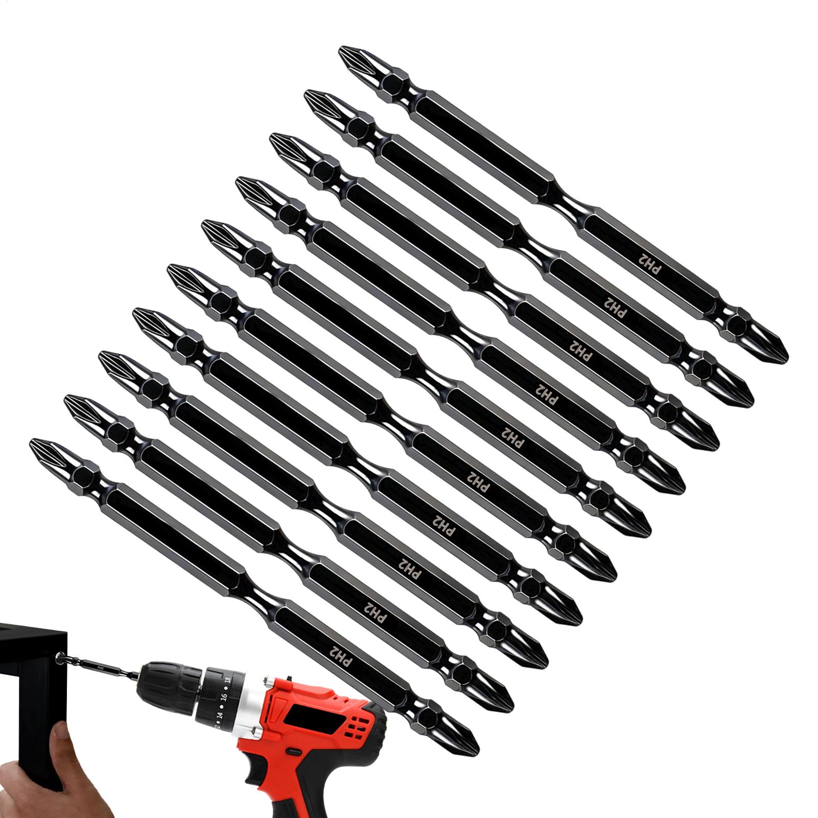 Drill Bits - Magnetic Bits For Drill Double-Ended Milled