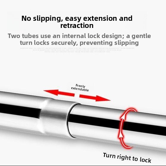 Curtain Rods - Arc Shaped Bathroom Shower Rod No