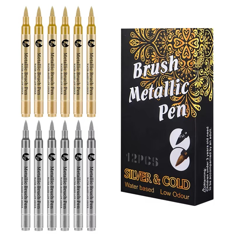 Paint Brush - 2-12 Pcs DIY Waterproof Paint Marker