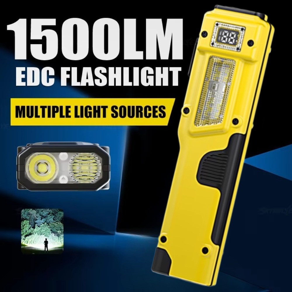 Light Switch - Ultra-Thin EDC Rechargeable LED Flashlight Battery
