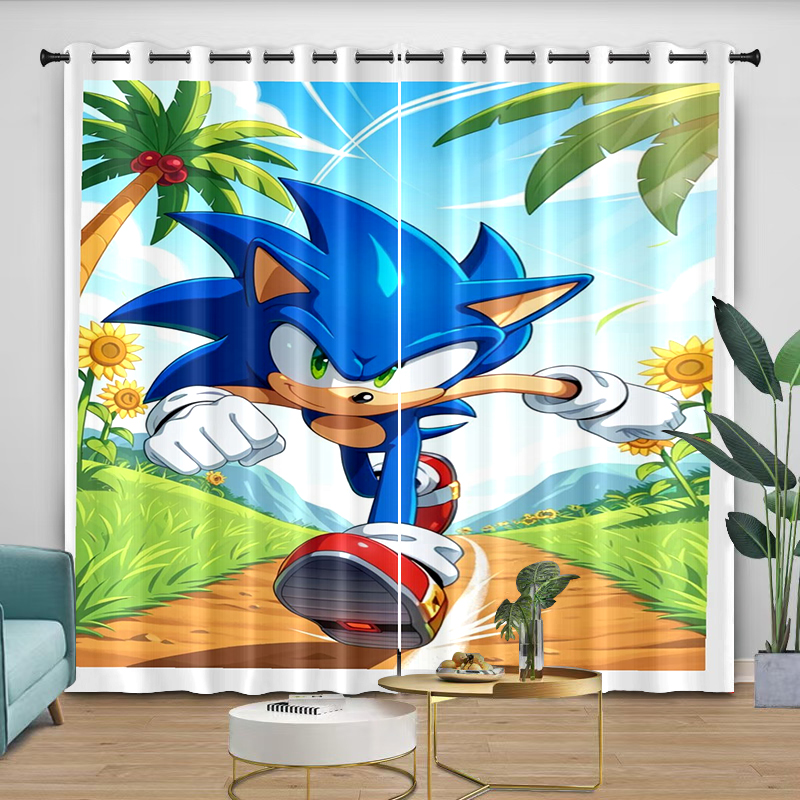 Curtains sonic Cartoon Digital - Curtain Rods review and price