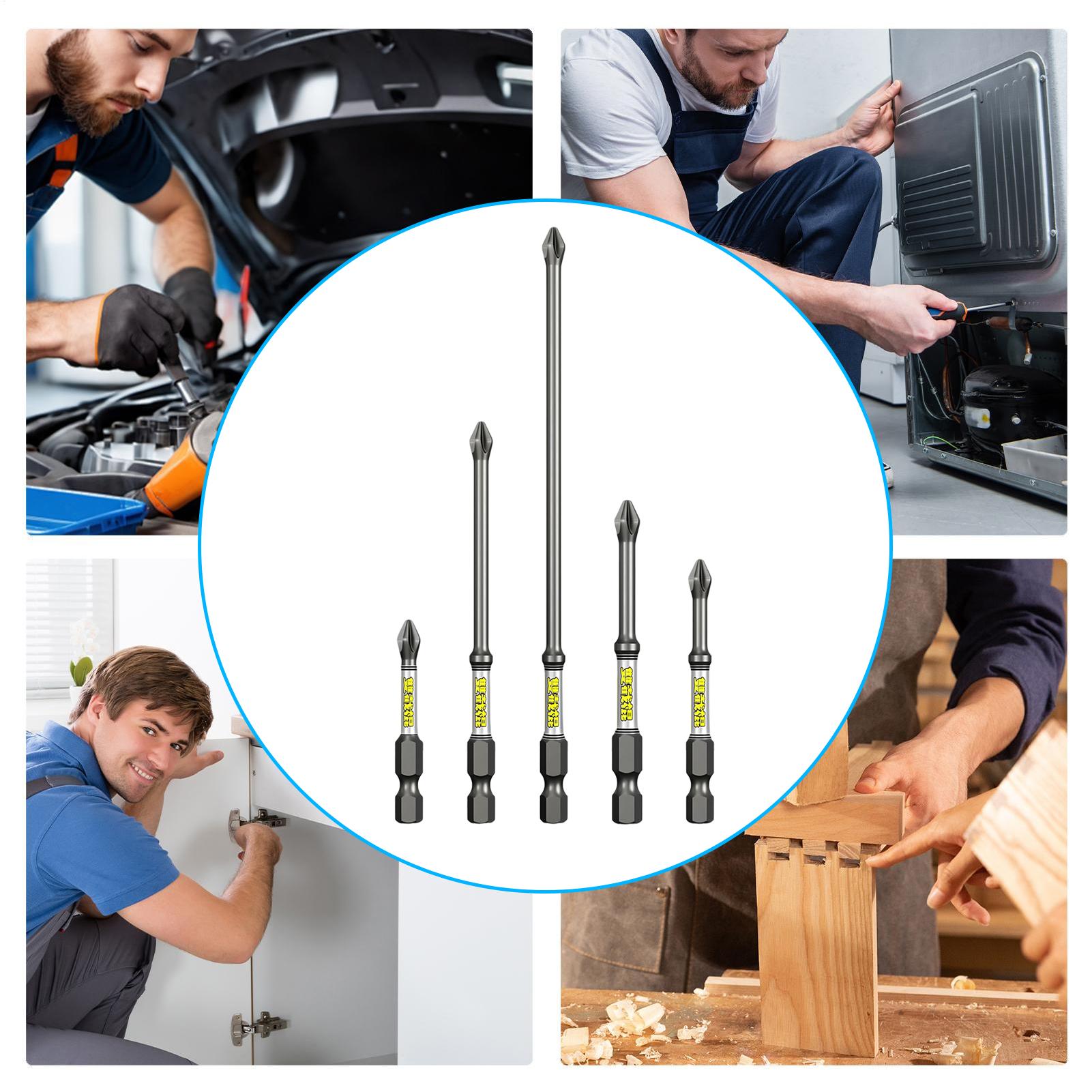 Drill Screwdriver Bit Set 5-Pi - Drill Bits review and price
