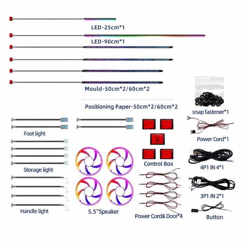 Car Ambient Lighting Kit 18 in - Door Handle review and price