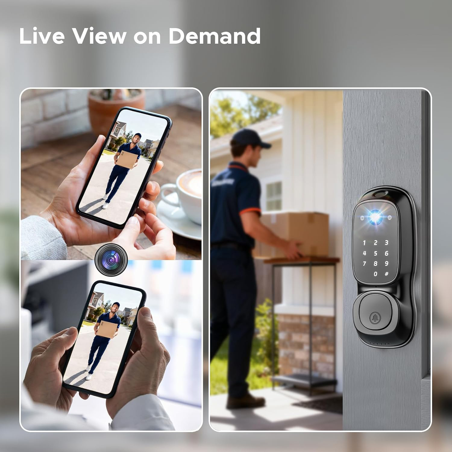 Tuya Wifi Smart Door Lock ‎Cam - Door Lock review and price
