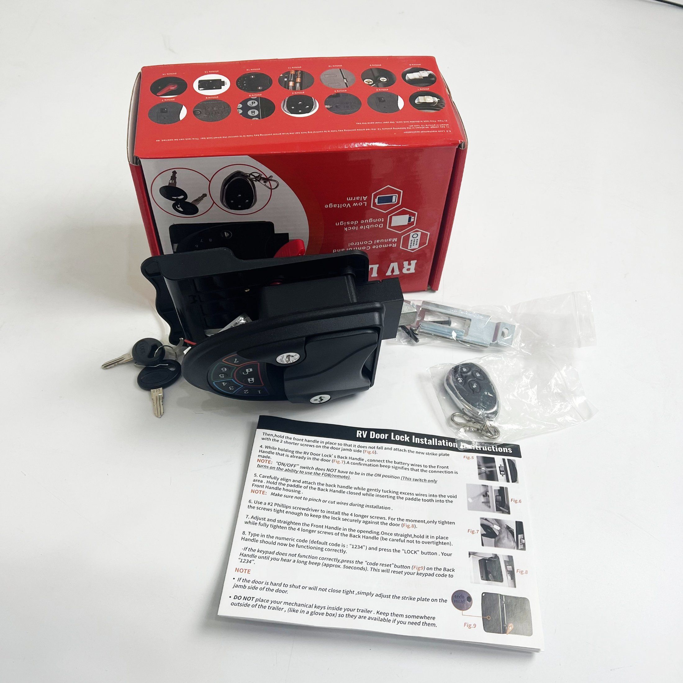 Door Coded Lock With Remote Co - Door Lock review and price