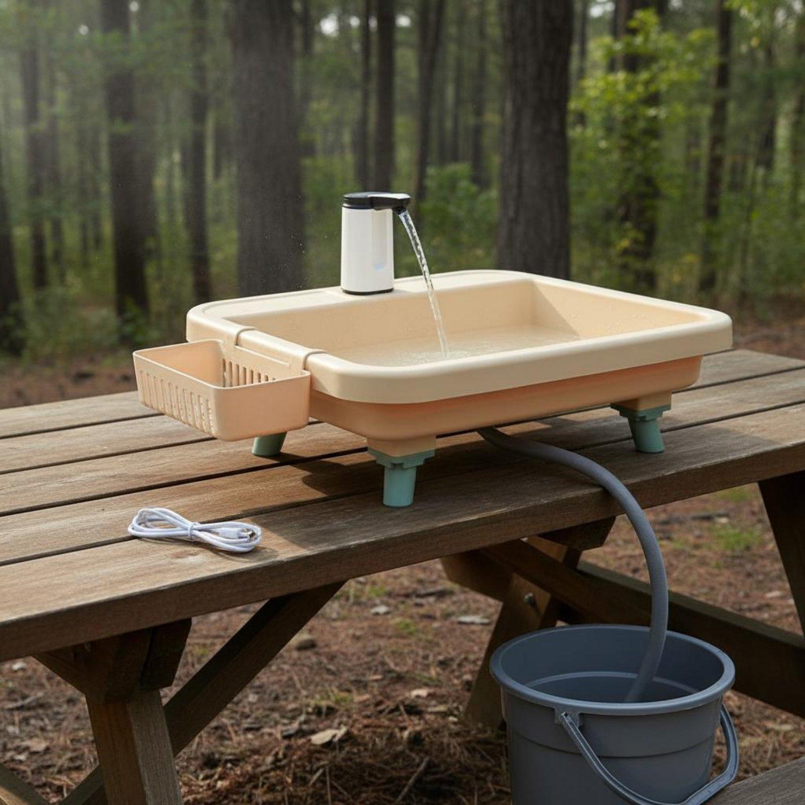 Outdoor Camping Washbasin Port - Faucet review and price