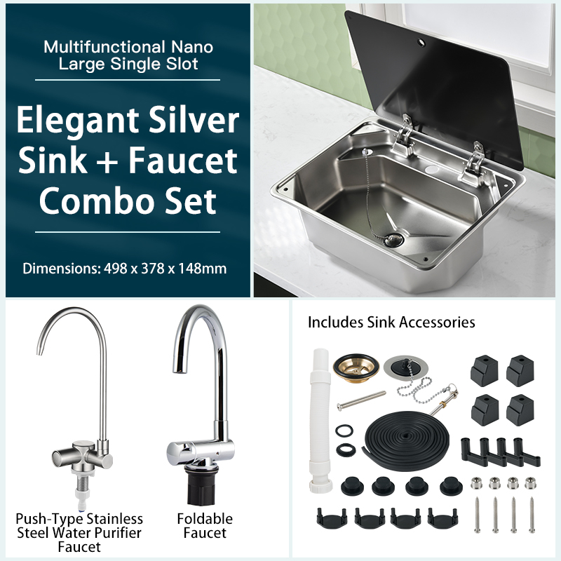RV Campervan Built In Stainles - Faucet review and price