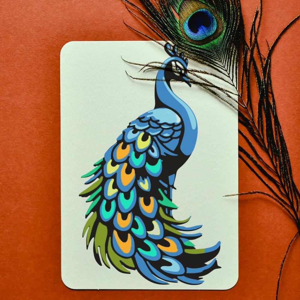 3Pcs Layered Peacock Stencils  - Paint Brush review and price