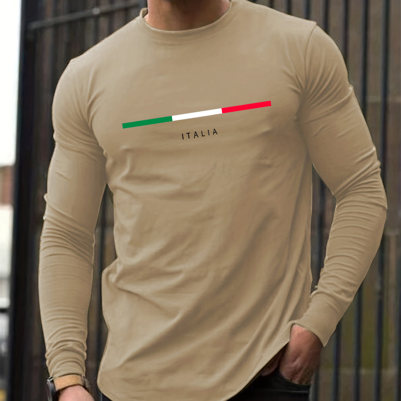 100% pure cotton men's long sl - Wallpaper review and price