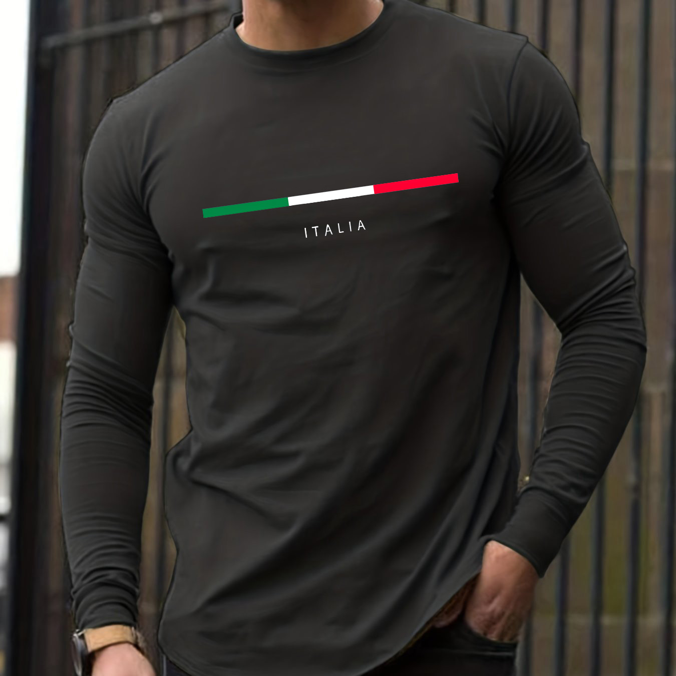 100% pure cotton men's long sl - Wallpaper review and price