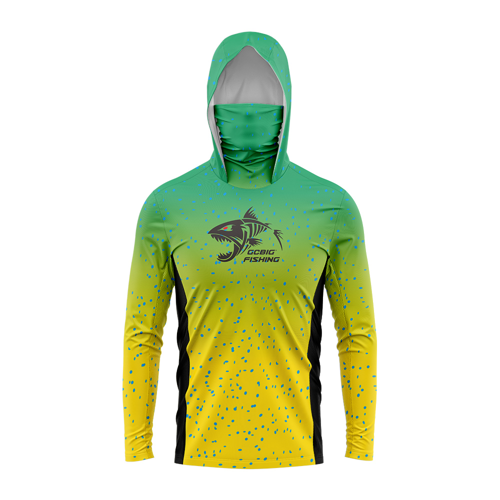UPF50+ Hooded Fishing Shirt Bu - Wallpaper review and price
