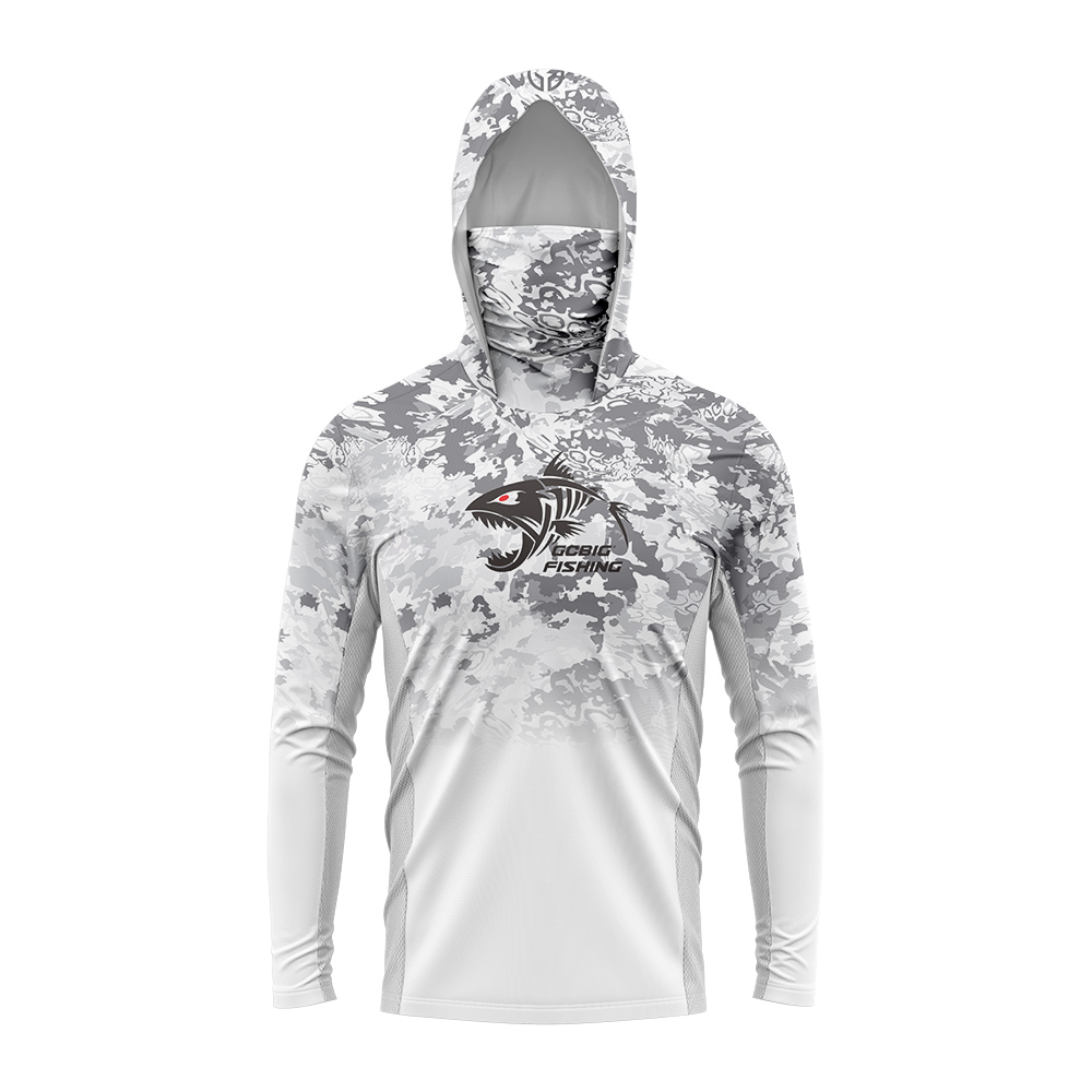 UPF50+ Hooded Fishing Shirt Bu - Wallpaper review and price