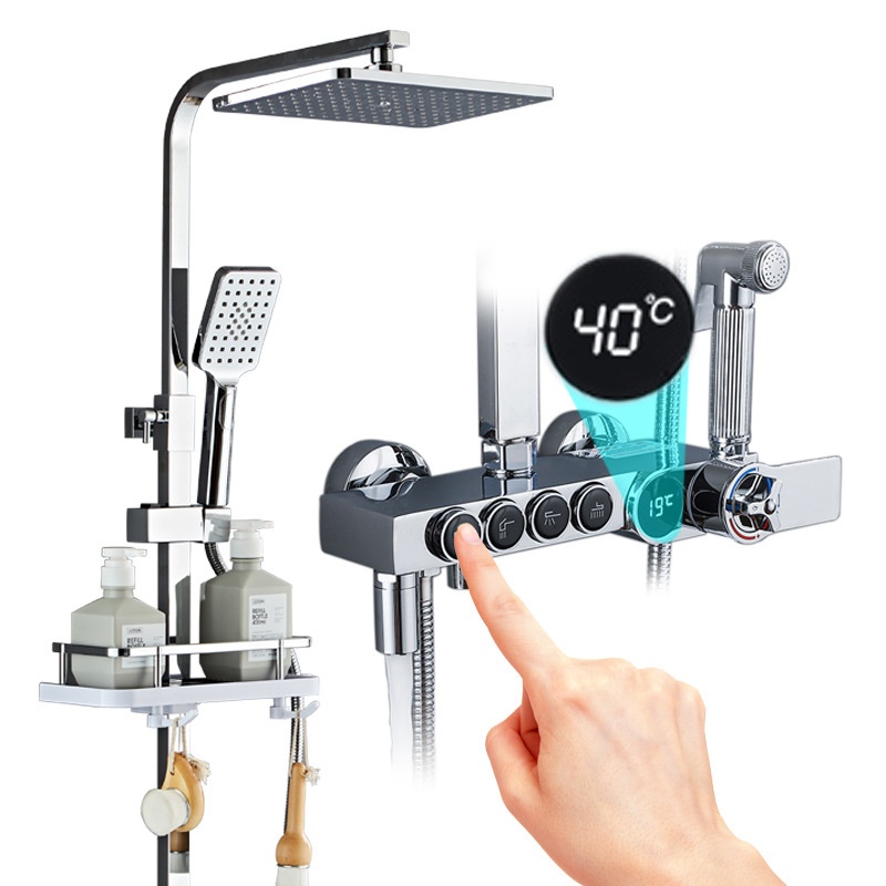 Luxury Silver Led Digital Disp - Faucet review and price