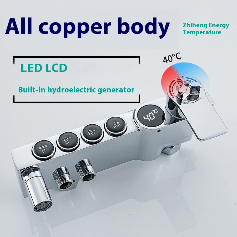 Luxury Silver Led Digital Disp - Faucet review and price