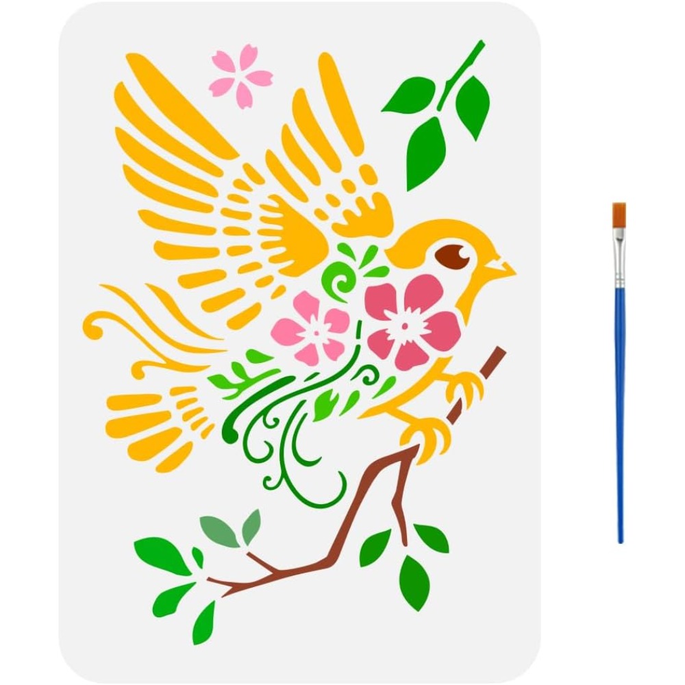 Sparrows on Branches Drawing S - Paint Brush review and price