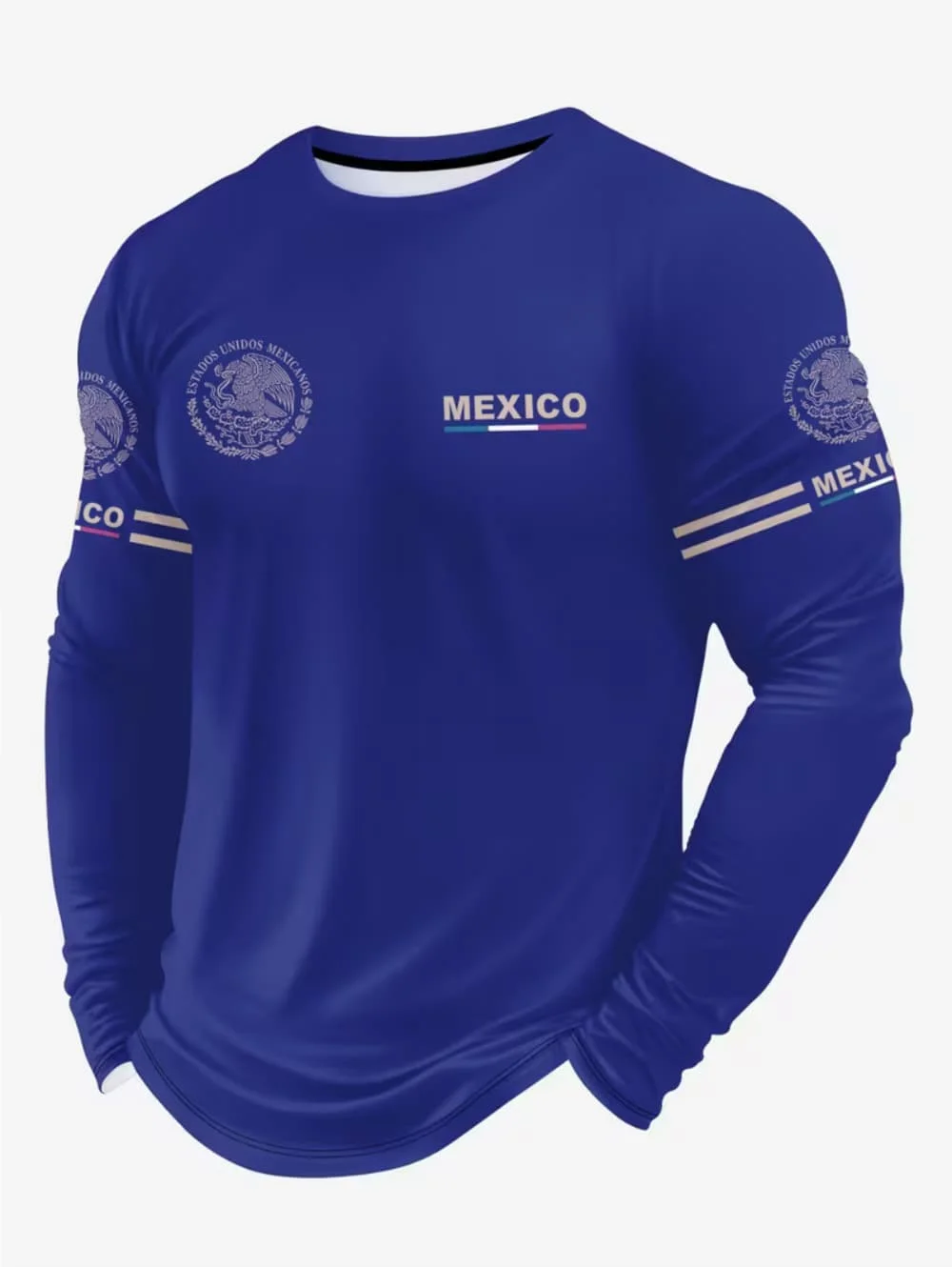 Men's Mexico Eagle Print T‑Shi - Wallpaper review and price