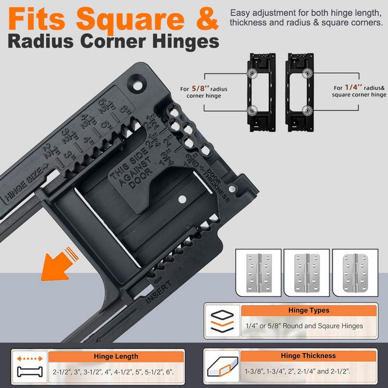 Hinge Jig Metal Adjustable Dri - Cabinet Hinges review and price