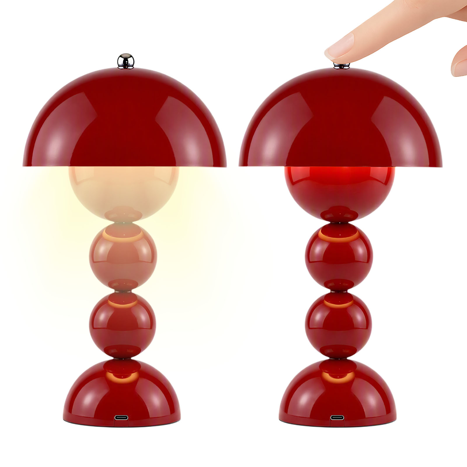 USB Mushroom Bud LED Table Lam - Light Switch review and price