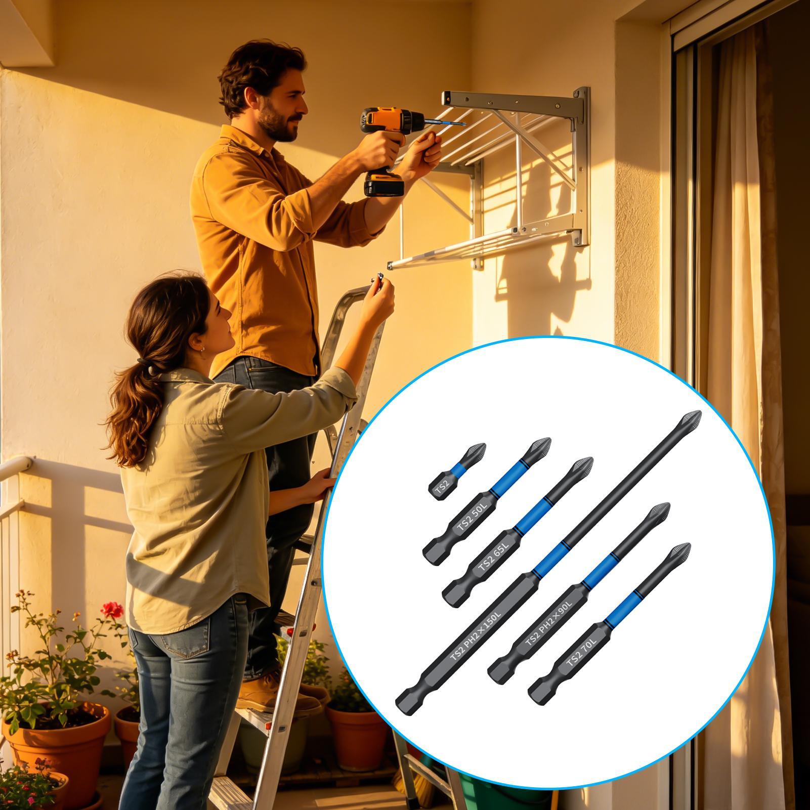 Drill Screwdriver Bit Set 6-Pi - Drill Bits review and price