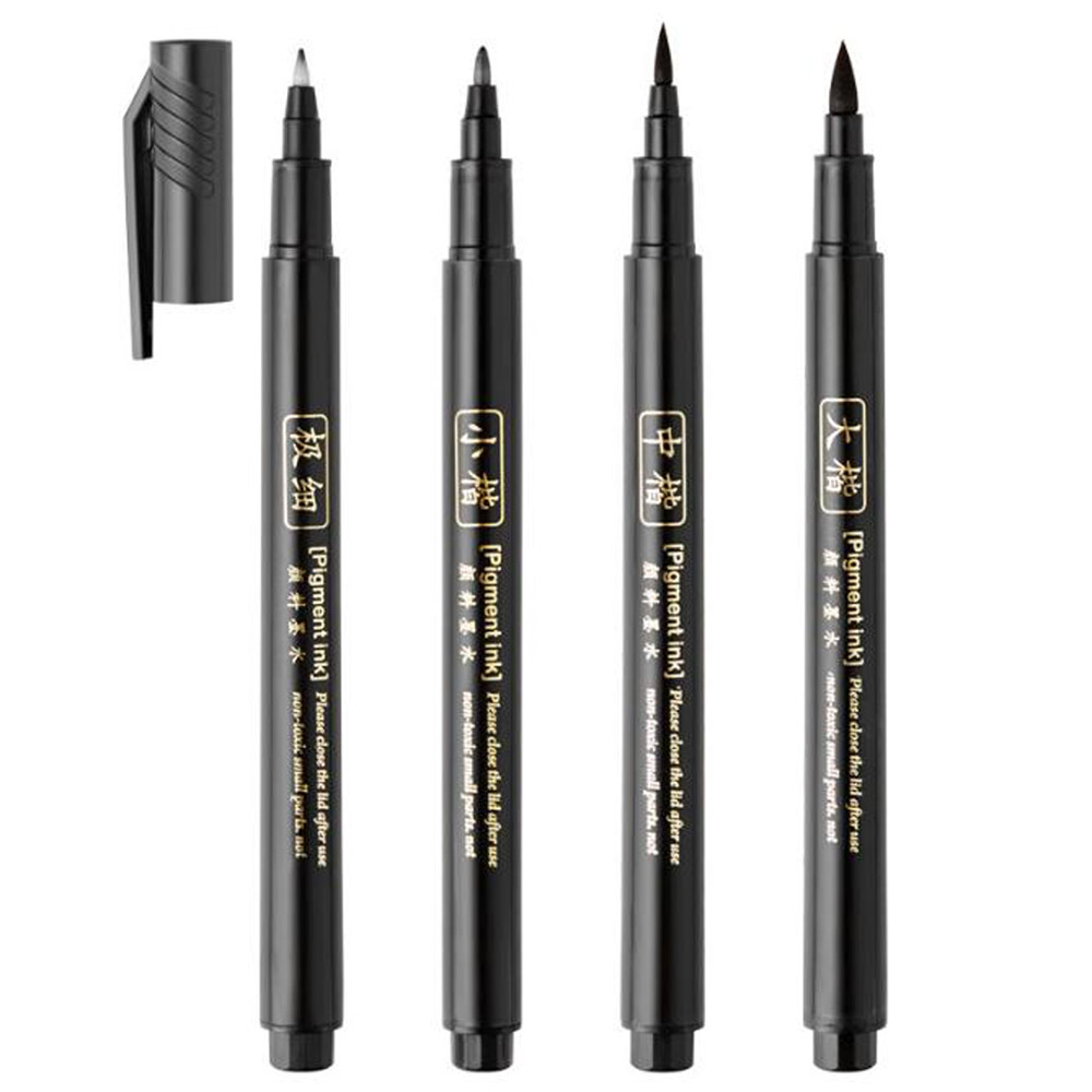 4pc Brush Pen Calligraphy Pen  - Paint Brush review and price