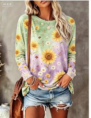 Women Long Sleeve T‑Shirt Grad - Wallpaper review and price
