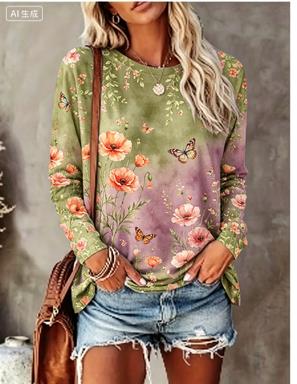 Women Long Sleeve T‑Shirt Grad - Wallpaper review and price
