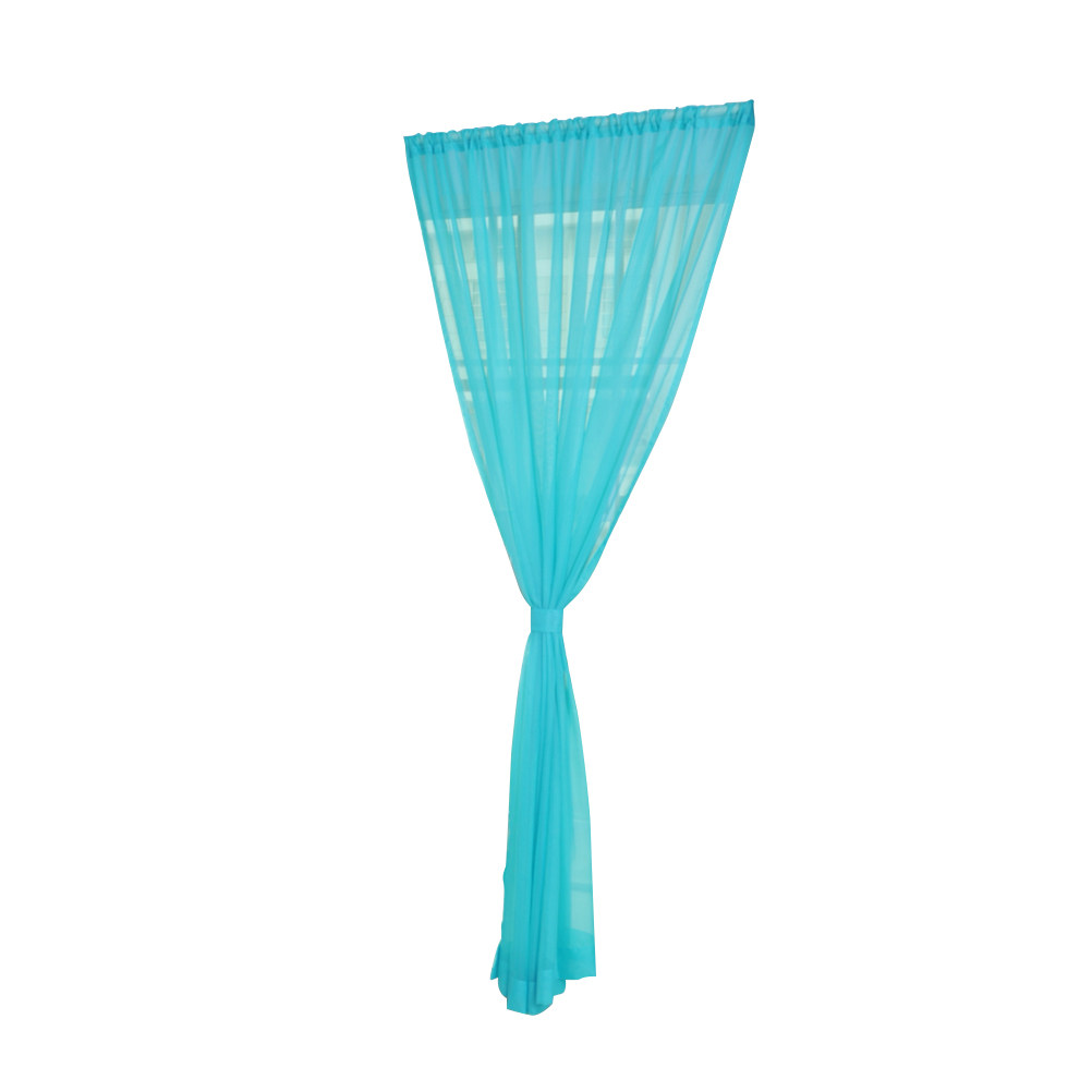 Transparent Voile Window Sheer - Curtain Rods review and price