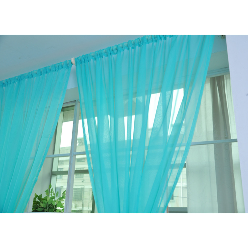 Transparent Voile Window Sheer - Curtain Rods review and price