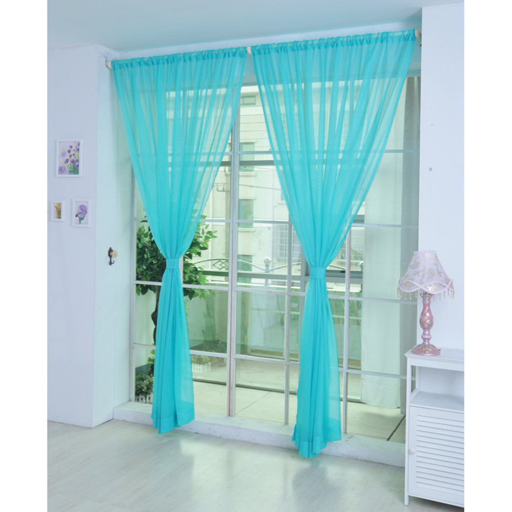 Transparent Voile Window Sheer - Curtain Rods review and price