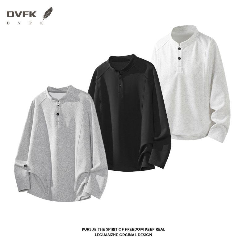 Men Raglan Sleeve Henley Long  - Wallpaper review and price