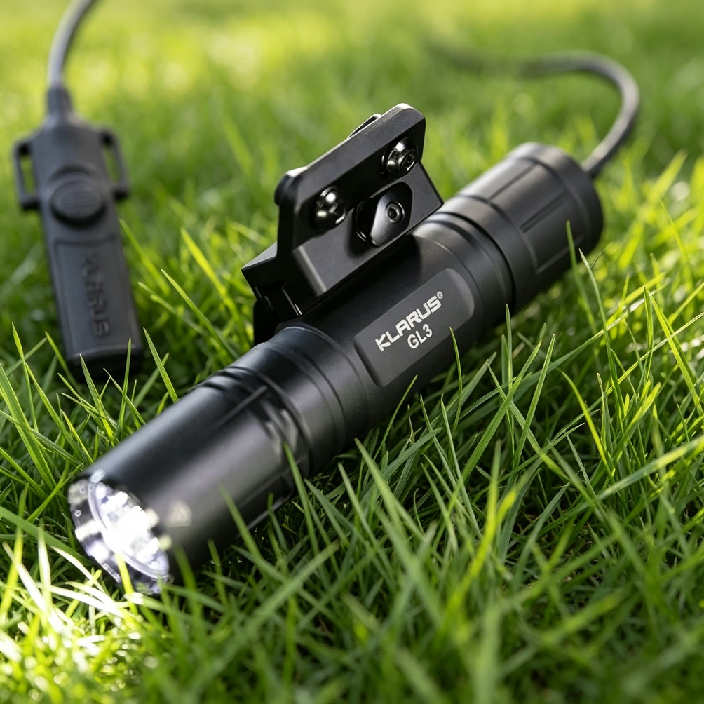 Klarus GL3 Tactical Flashlight - Light Switch review and price