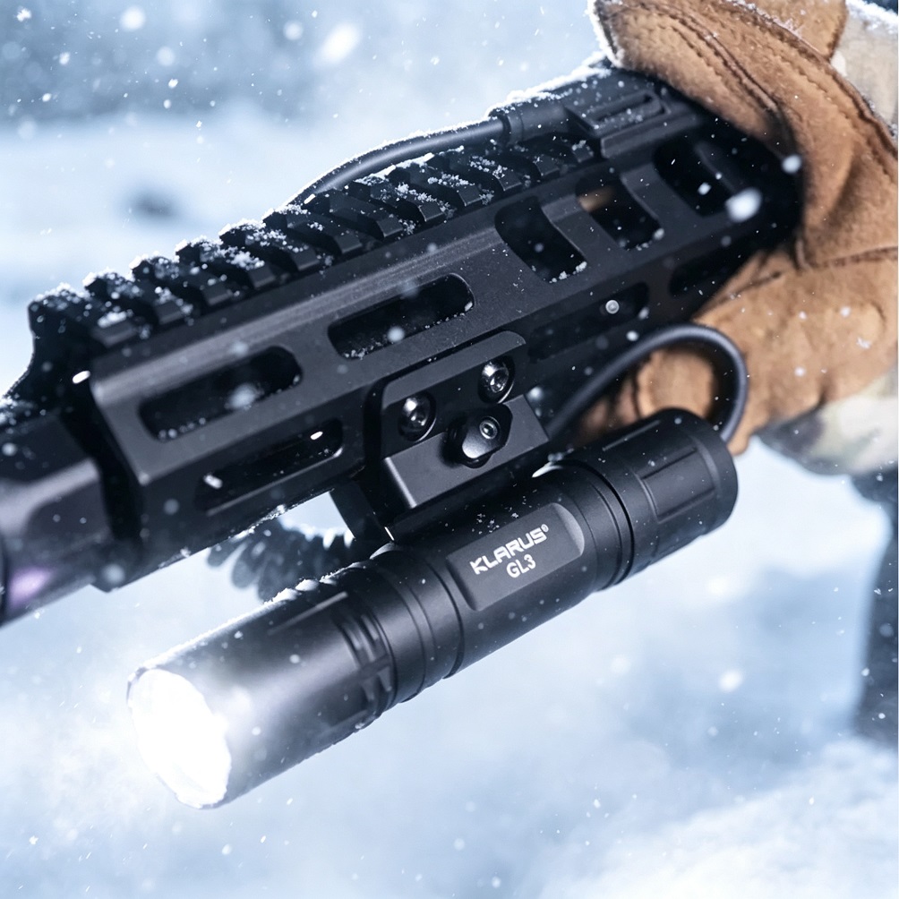 Klarus GL3 Tactical Flashlight - Light Switch review and price