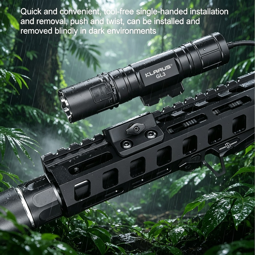 Klarus GL3 Tactical Flashlight - Light Switch review and price