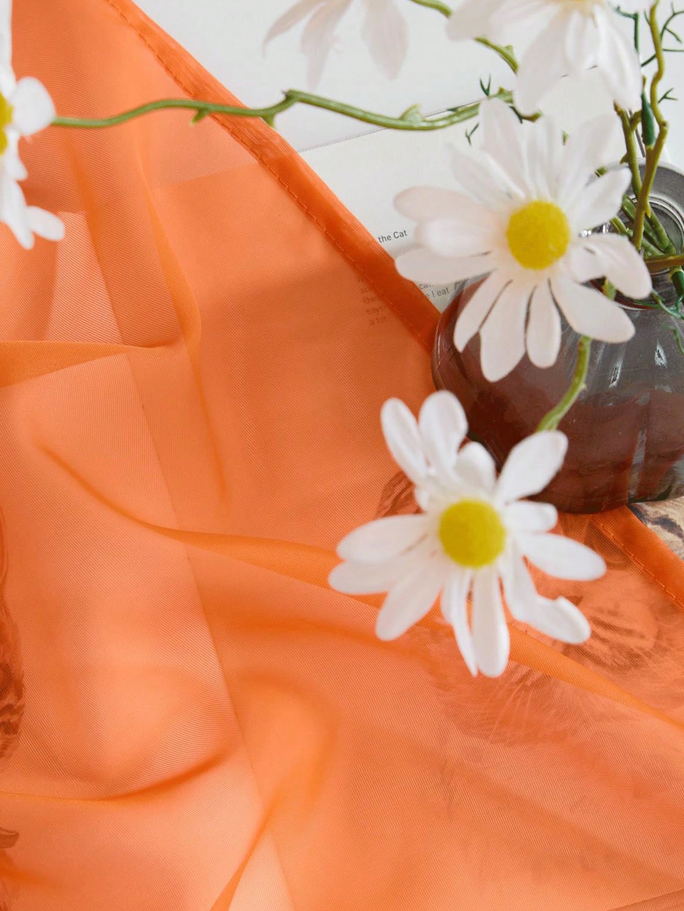 1pc Elegant Transparent Orange - Curtain Rods review and price