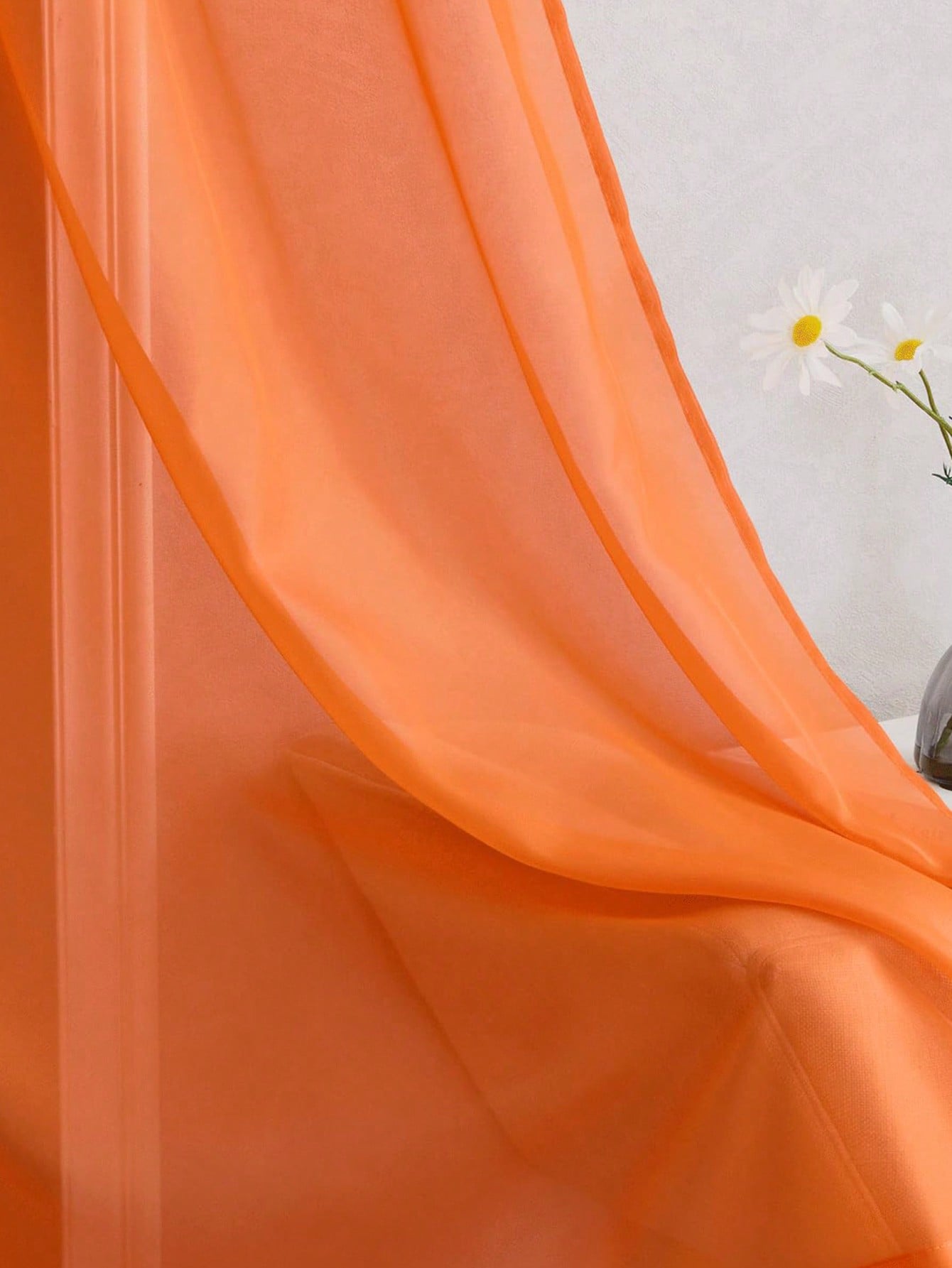 1pc Elegant Transparent Orange - Curtain Rods review and price