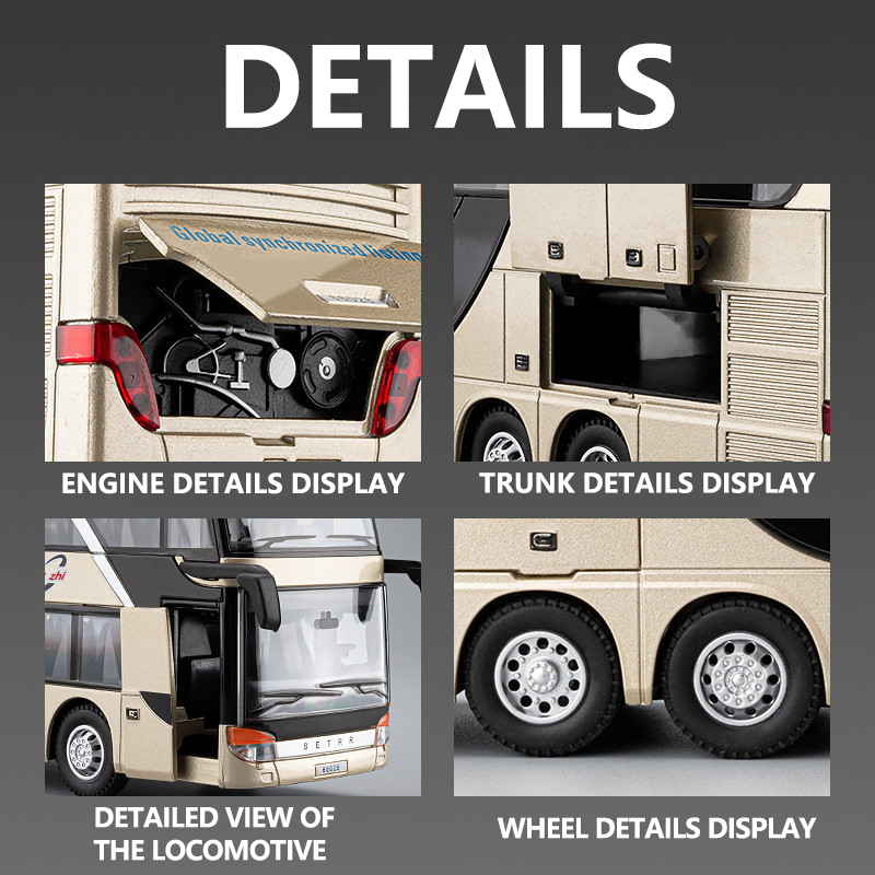 Alloy Bus Model with Lights &  - Light Switch review and price