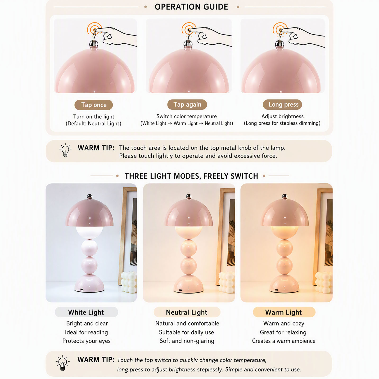 Vintage Mushroom Table Lamp US - Light Switch review and price