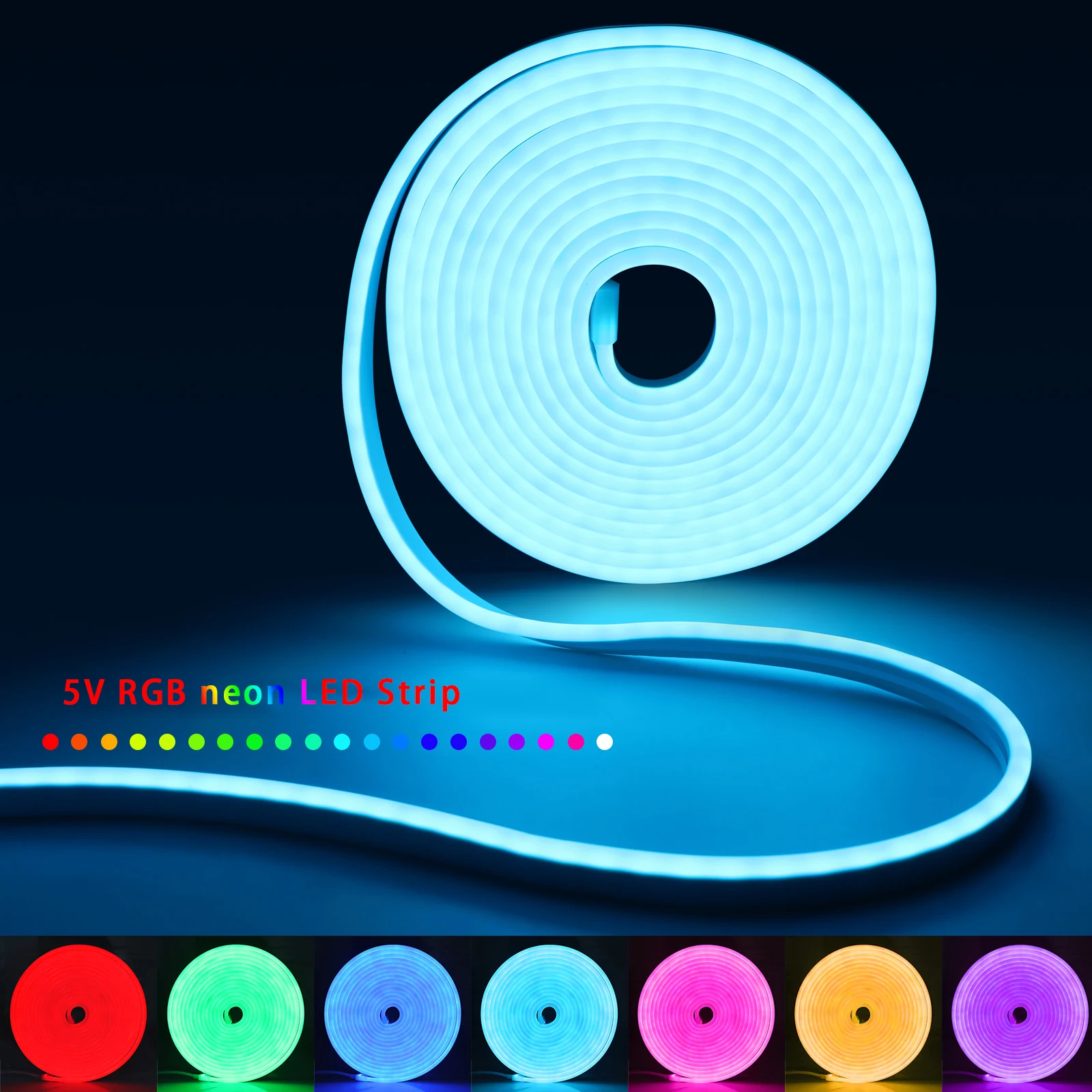 1-5m RGB LED Neon Strip Light  - Led Strip Lights review and price